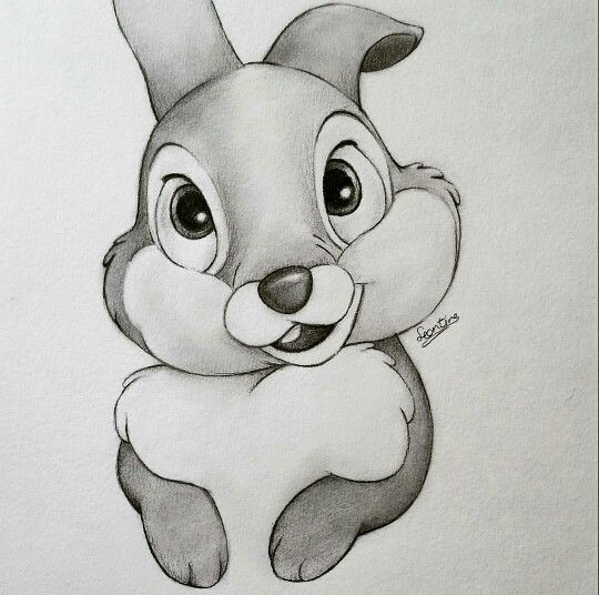 Awwwwwww Thumper | Disney Drawings, Disney Art, Disney à Dessin Stitch Zeichnen Bleistift
