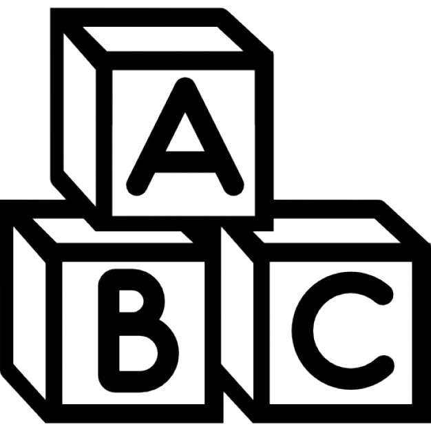 Baby Abc Cubes Icons | Free Download pour A B C Dessin