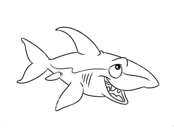 Baby Shark Coloring Page | Coloring Page Base avec Coloriage Baby Shark,