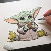 Baby Yoda En 2020 | Dessin Adorable, Dessins Disney pour 50 Dessin Facile,