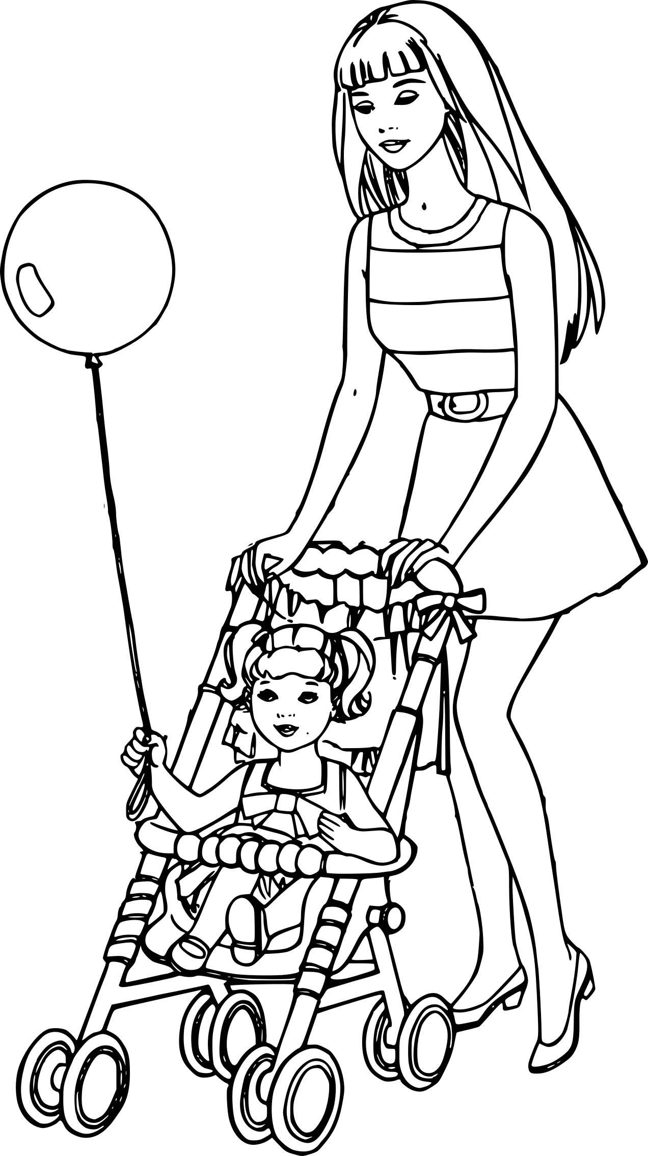 Barbie Coloriage À Imprimer : Coloriage Princesse Barbie tout Coloriage Barbie Princesse