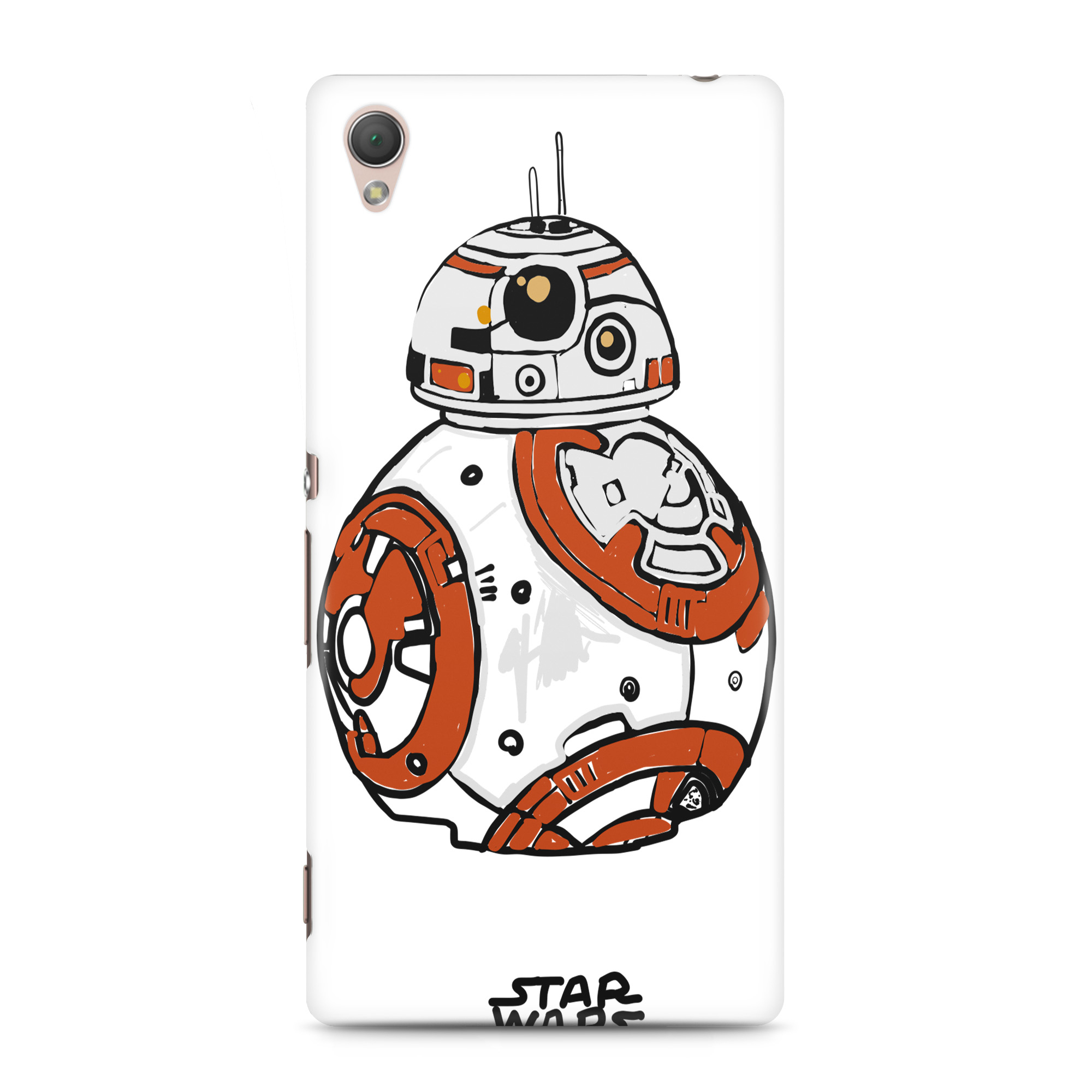 Bb8 Star Wars Dibujado A Mano Bosquejado Dibujo Funda De avec Bb-8 Dessin