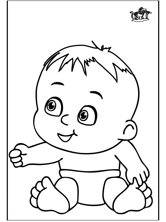 Bébé 13 - Coloriages Naissance encequiconcerne Dessin Pour Bébé,