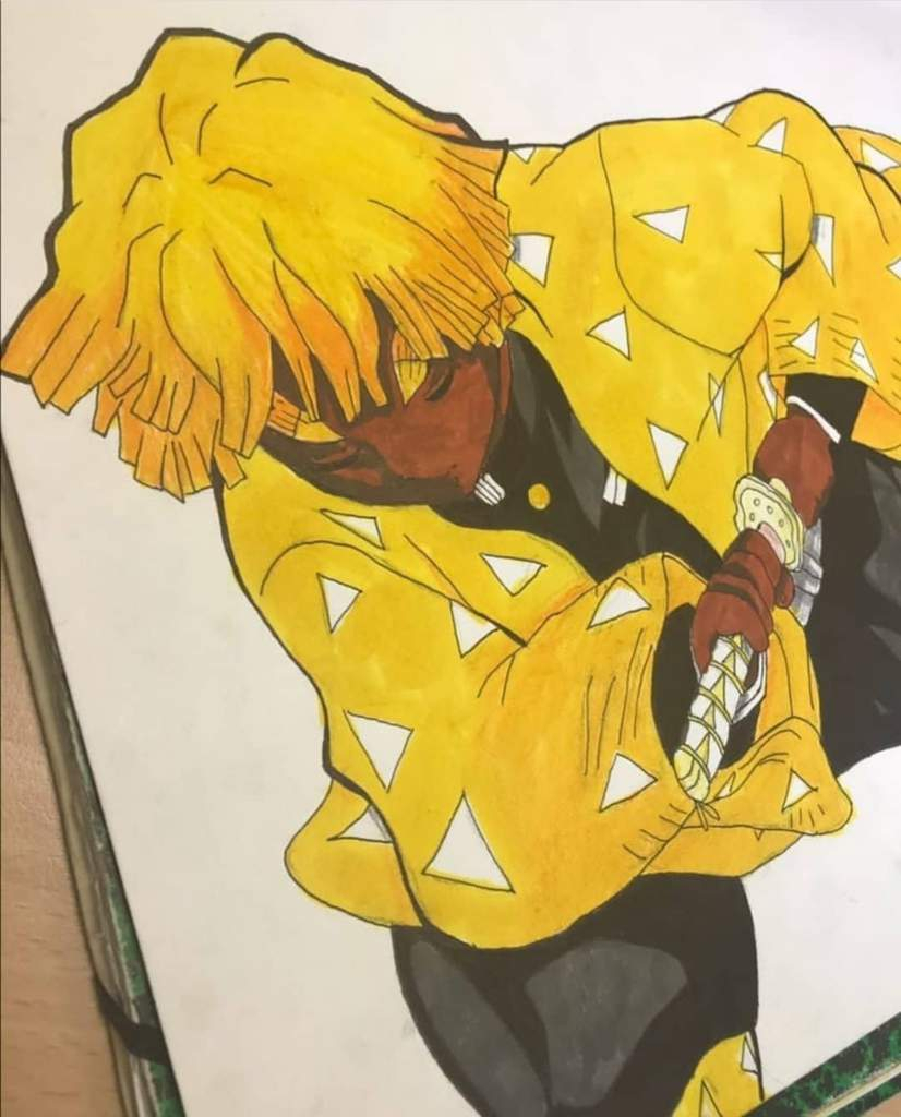 Black Zenitsu | Anime Et Manga Amino serapportantà Dessin Zenitsu,