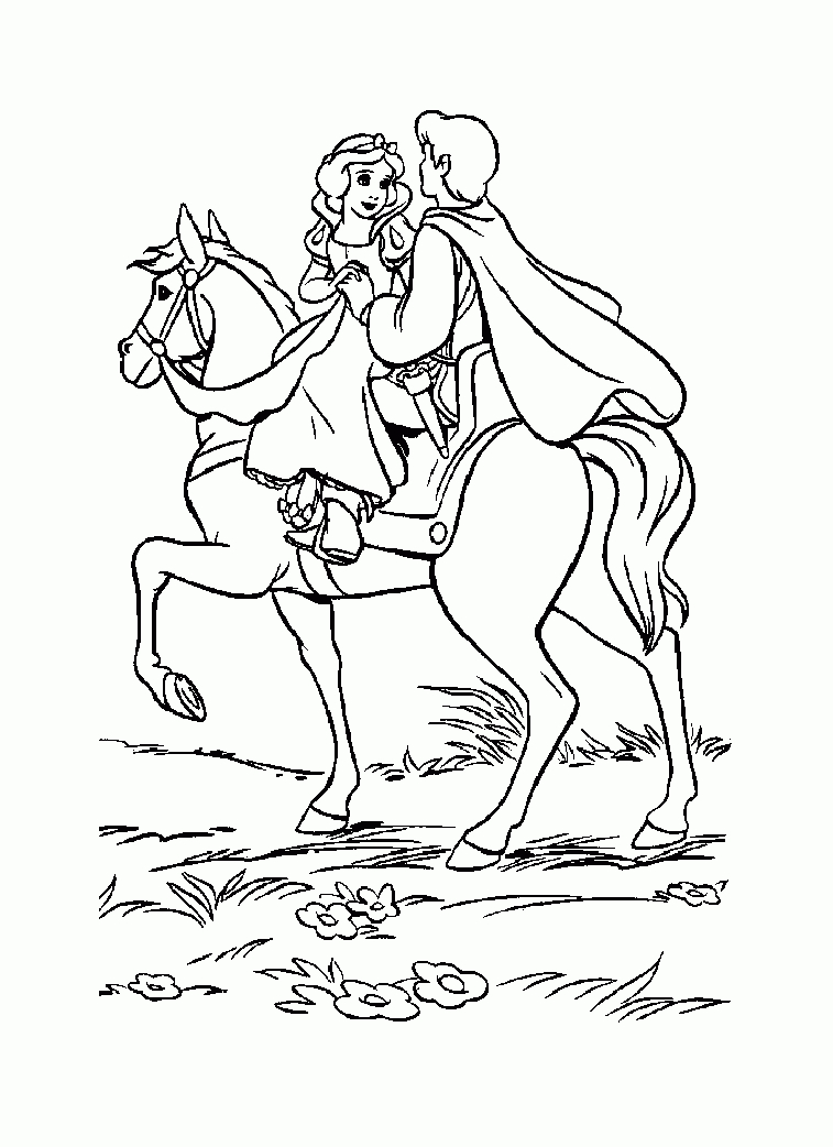 Blanche Neige 2 - Coloriage Blanche Neige Et Les Sept concernant Coloriage 7 Nains