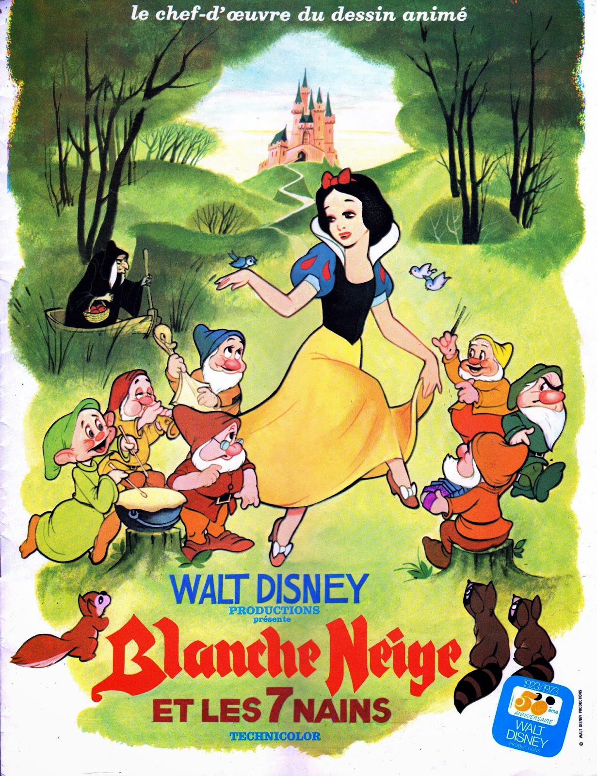 Blanche-Neige Et Les Sept Nains. | Disney-Planet concernant Dessin 7 Nains