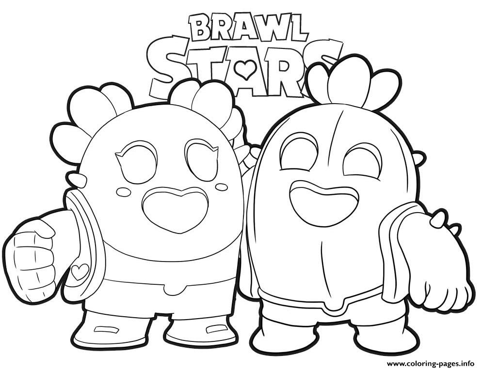 Brawl Stars Coloring Pages - Coloring Home serapportantà Coloriage Brawl Stars