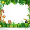 Bright Tropical Background With Cartoon; Jungle; Animals concernant Dessin Jungle
