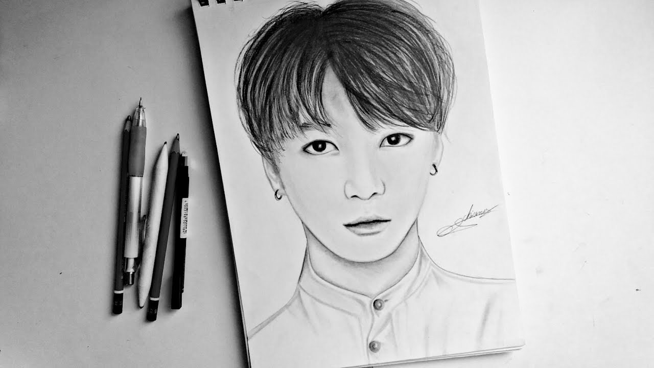 Bts Dessin Kawaii V Facile - How To Draw Cute Jungkook destiné Tuto Dessin V Bts,