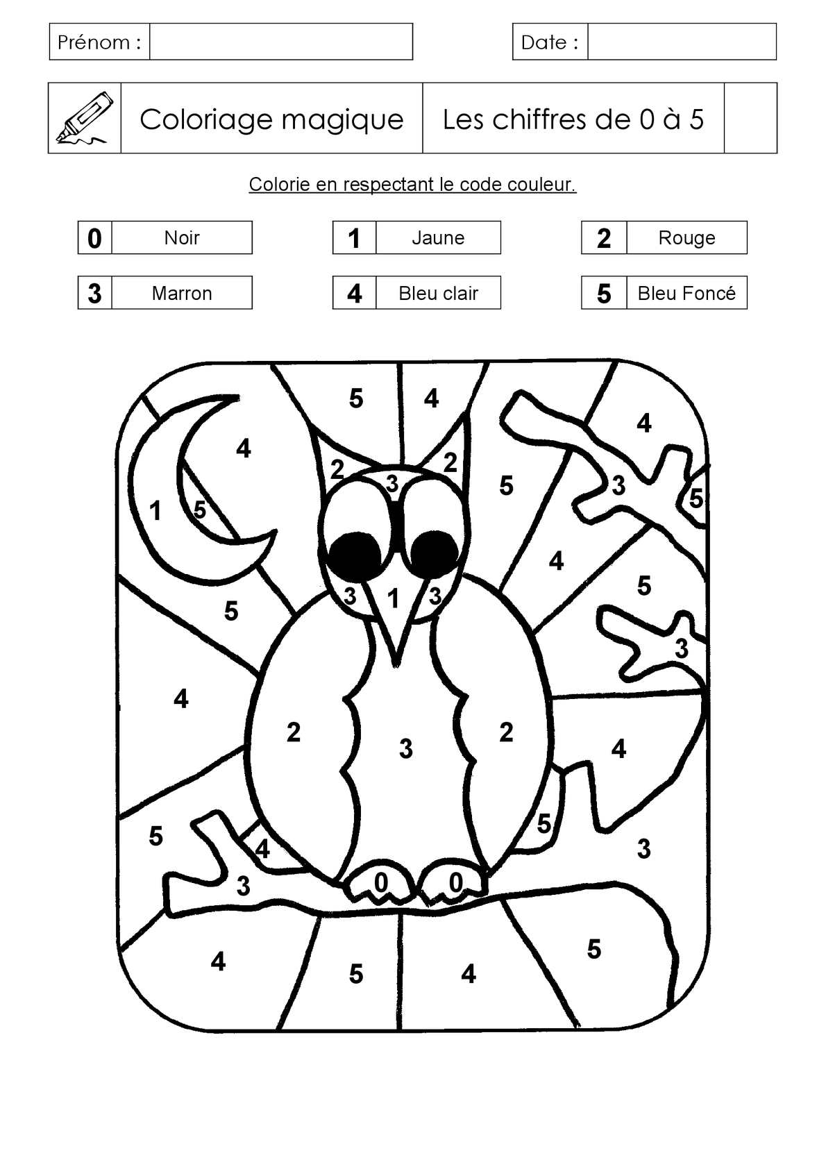 Calaméo - Coloriage Magique - Livre 1 intérieur Coloriage De 5 Ans,