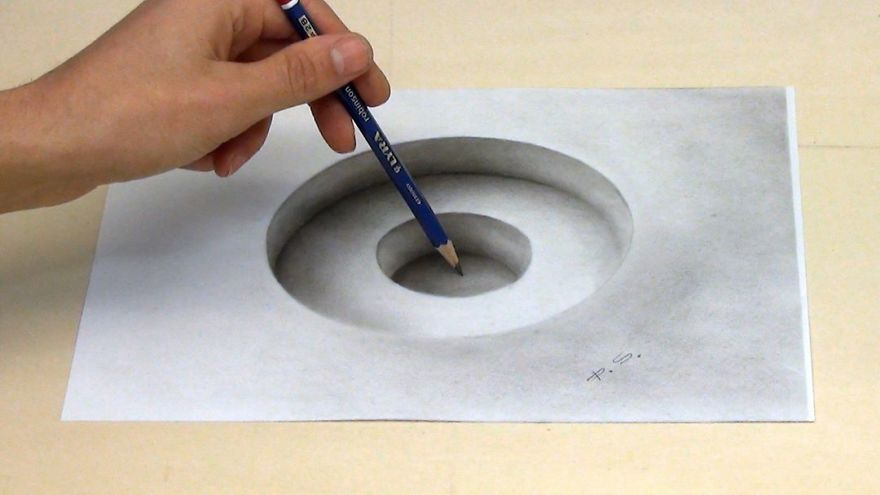 Cet Artiste Réalise D&amp;#039;Incroyables Dessins Avec Effet 3D à 3 D Dessin