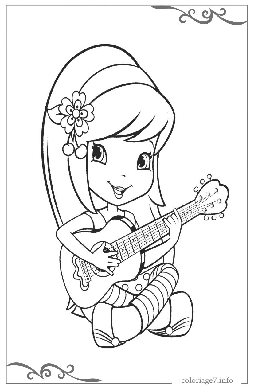 Charlotte Aux Fraises Dessins À Imprimer Et À Colorier serapportantà Coloriage Fraise