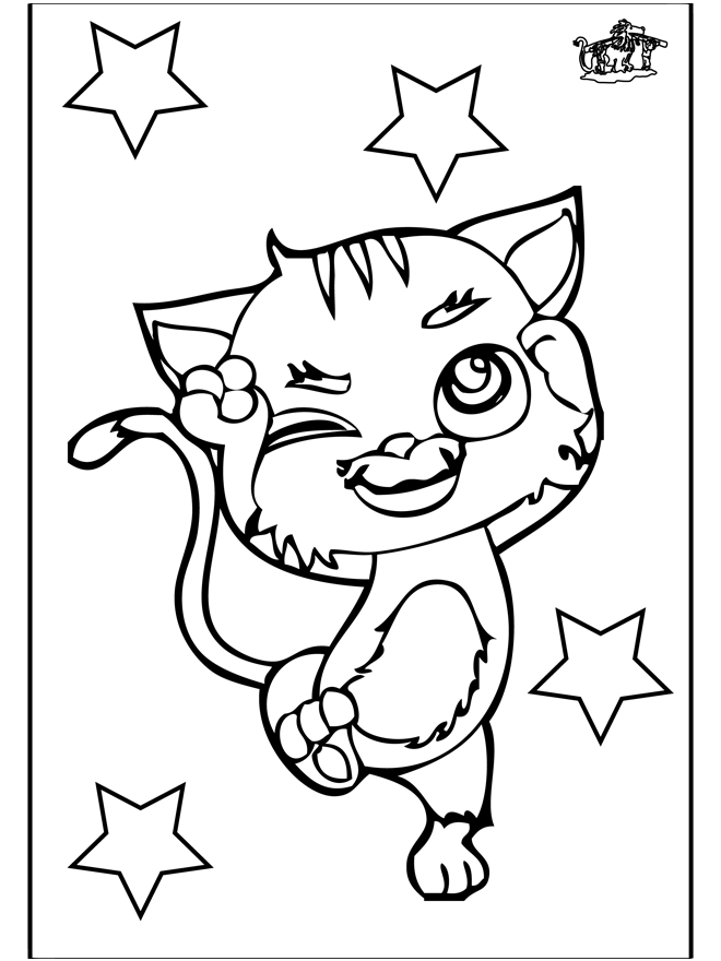 Chat 3 - Coloriages Chats destiné Coloriage Dessin Chat