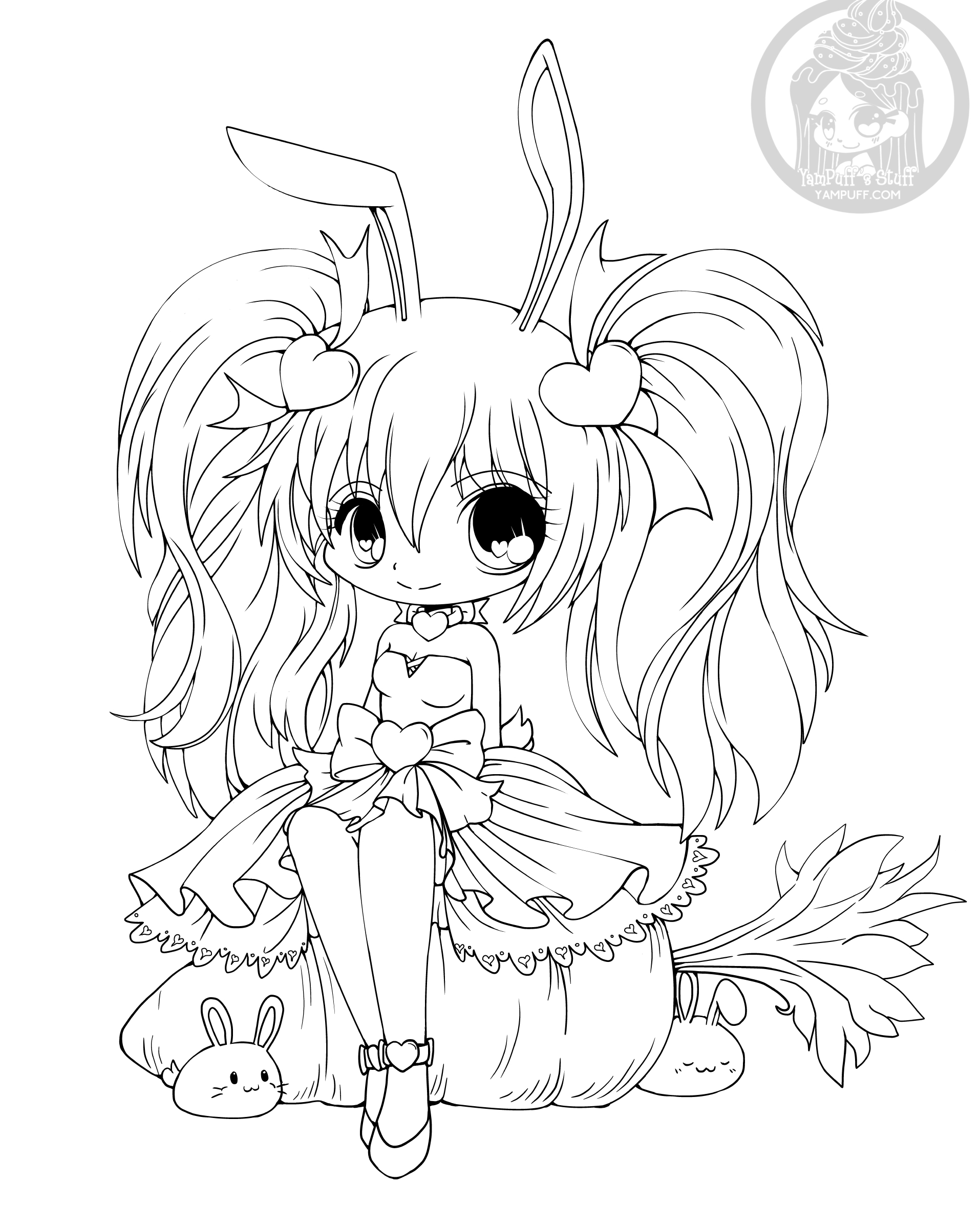 Chibis - Free Chibi Coloring Pages • Yampuff&amp;#039;S Stuff à Ice Angel Coloriage,