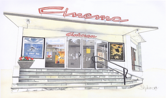 Cinéma: Crans-Montana Entre Dans La Troisième Dimension destiné Coloriage Dessin Salle De Cinéma