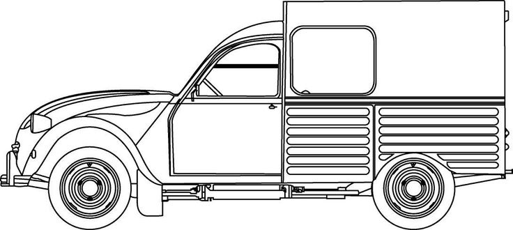 Citroen 2Cv 400 Fourgonette 1980 | Autos, Automoviles serapportantà Dessin 2Cv