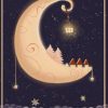 Clair De Lune | Magnifique Lune, Art À Thème Lune, Dessin Noel serapportantà Dessin Lune