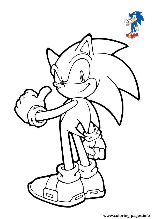 Classic Sonic Coloring Pages Printable à Coloriage Sonic