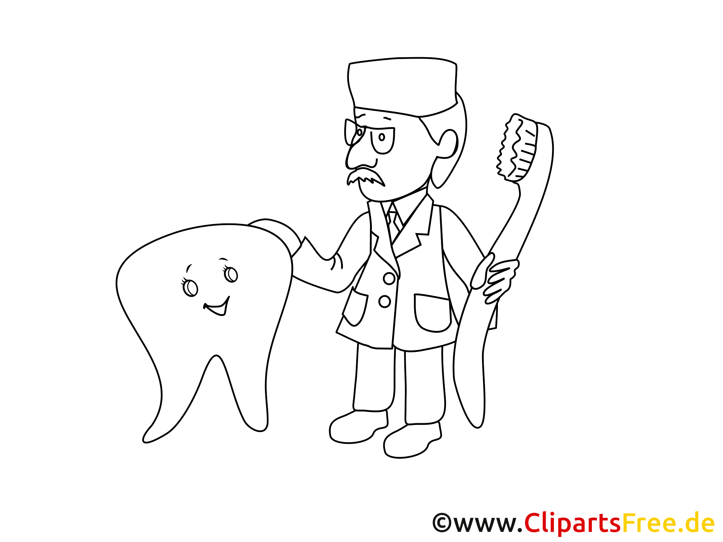 Clipart Dentiste Coloriage - Médecine Images - Médecine intérieur Coloriage Dessin Dentiste