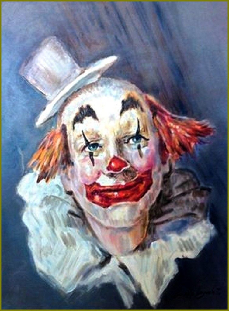 Clowns En Peinture - Luis Valenzuela - Balades Comtoises destiné Dessin Peinture,