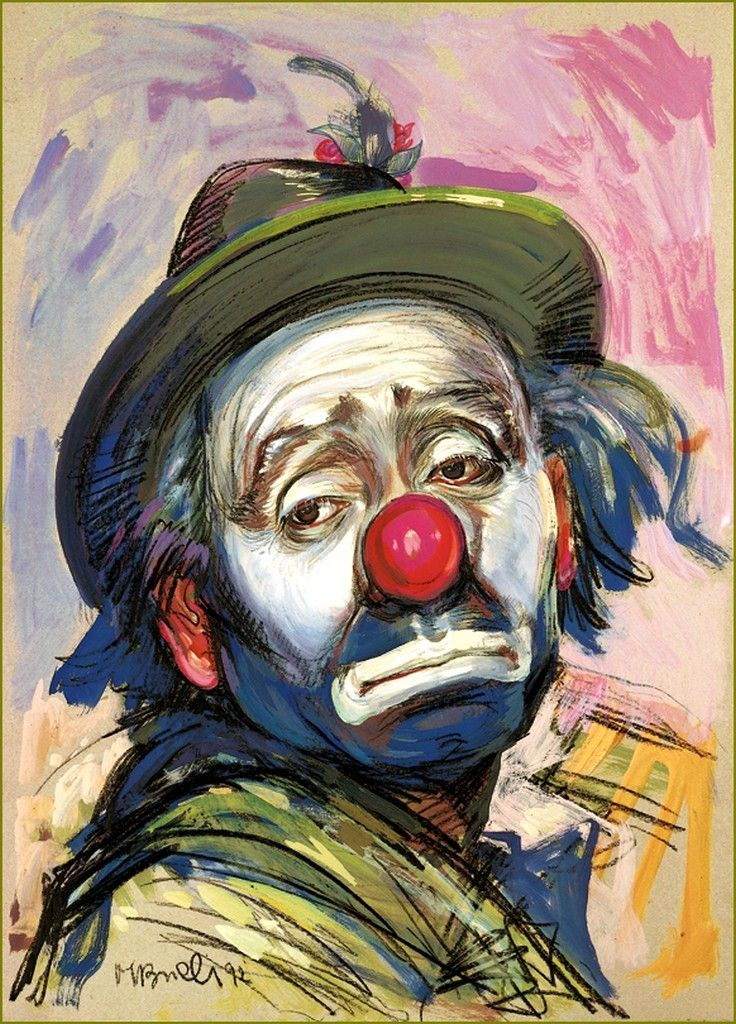 Clowns En Peinture - Mary Brilli - Balades Comtoises pour Dessin Peinture,