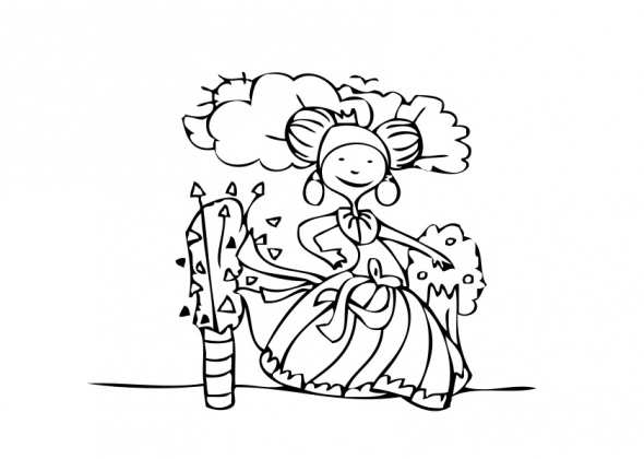 Coloriage 6-9 Ans Princesse dedans Coloriage 9 Ans