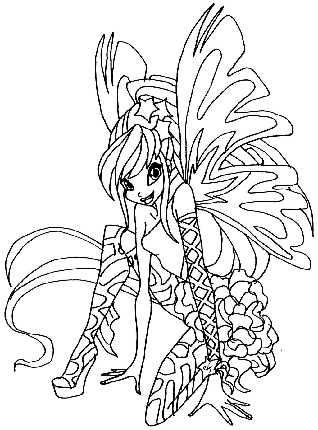 Coloriage A Colorier Winx Club serapportantà Dessin Winx