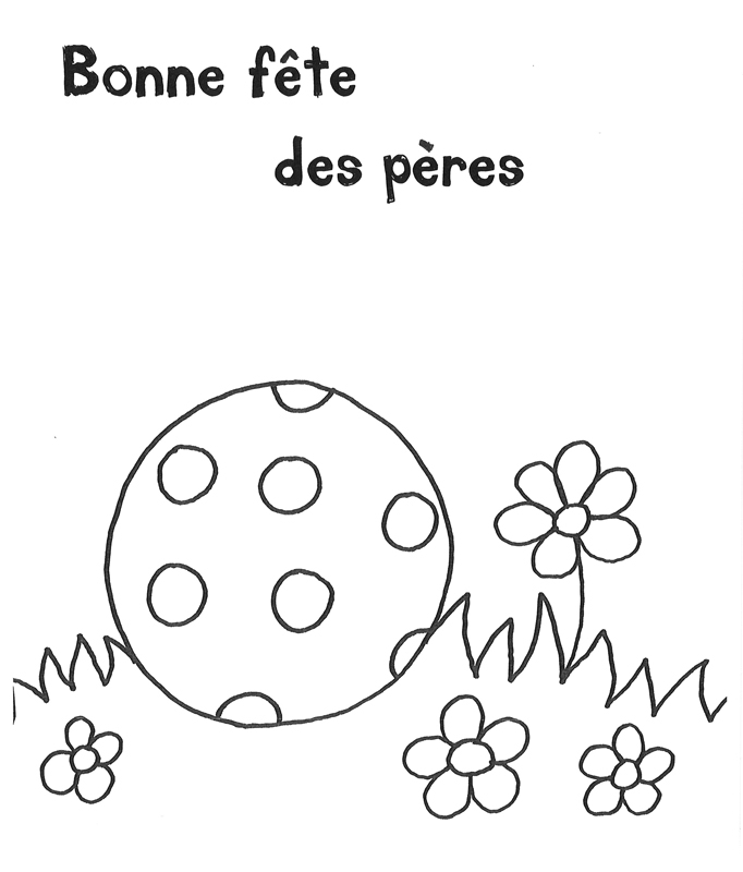 Coloriage À Imprimer : Bonne Fête Des Pères - Ballon avec Coloriage Fête Des Pères