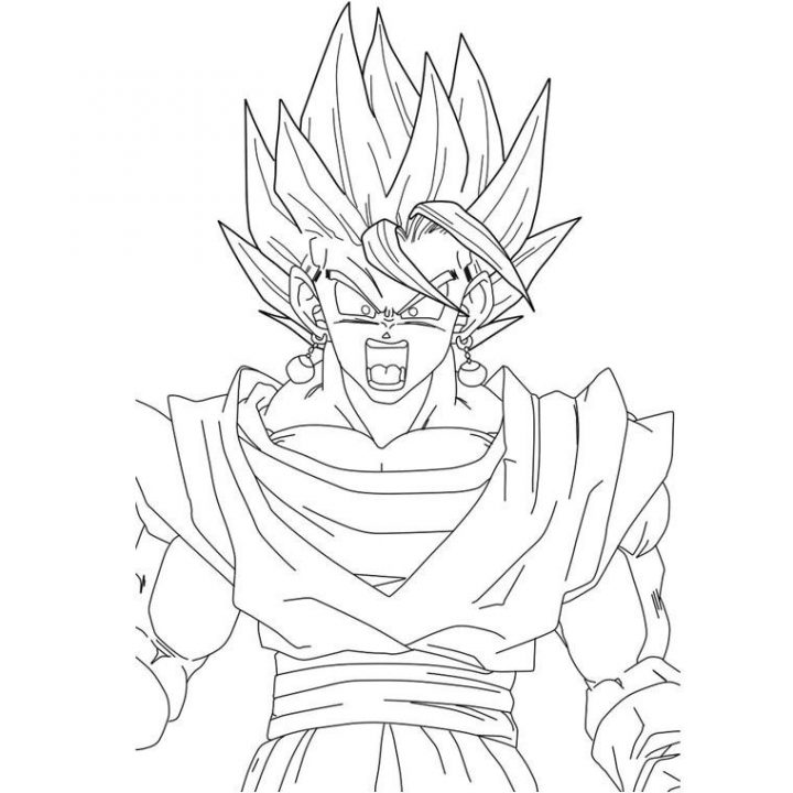 Coloriage A Imprimer Goku Ultra Instinct - Goku Ultra tout Coloriage Goku Ultra Instinct