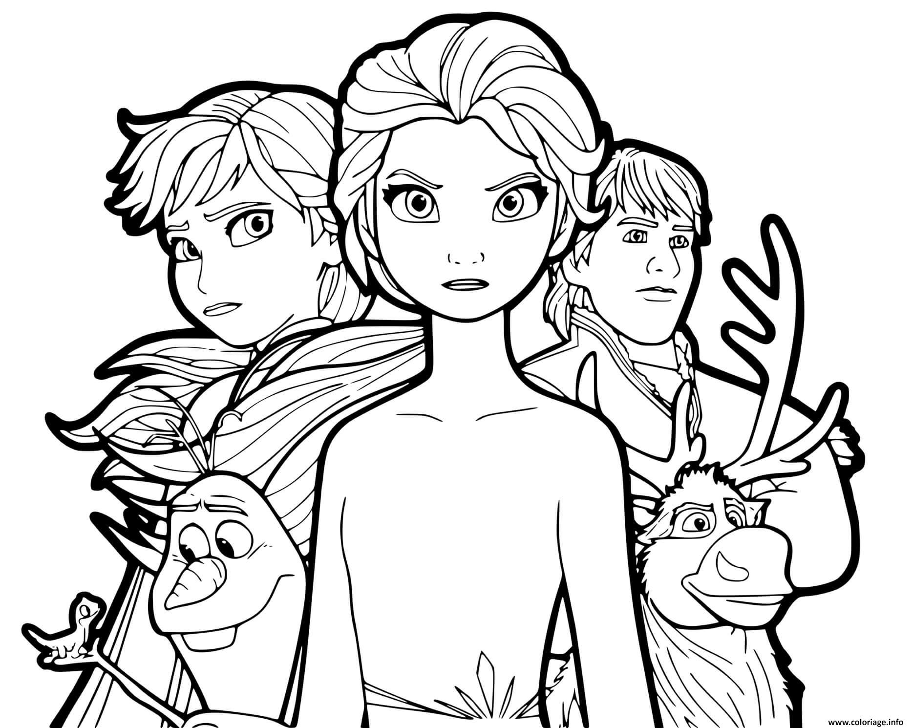 Coloriage A Imprimer La Reine Des Neiges 2 - Get Coloriage serapportantà Frozen 2 Coloriage