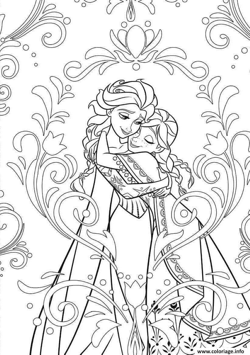 Coloriage À Imprimer Princesse Anna - Coloriage Imprimer avec A Colorier Dessin