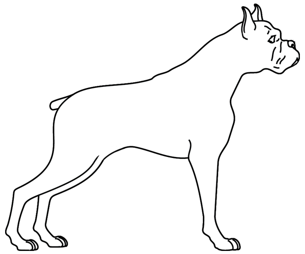 Coloriage À Imprimer : Un Chien, Dessin 10 serapportantà Dessin Un Chien Facile,