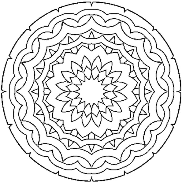 Coloriage À Mandala En Ligne Gratuit À Imprimer intérieur Coloriage En Ligne,