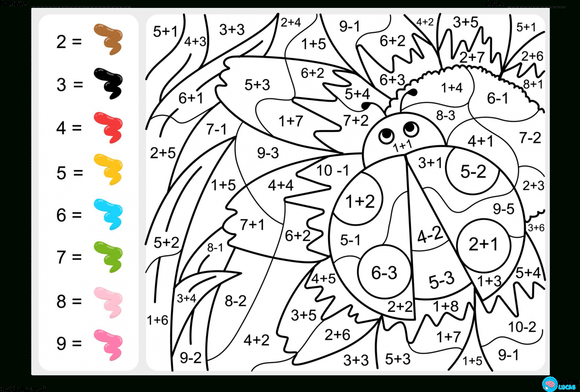 Coloriage Additions Et Soustractions Jusqu&amp;#039;À 10 Cp Ce1 dedans Coloriage 10