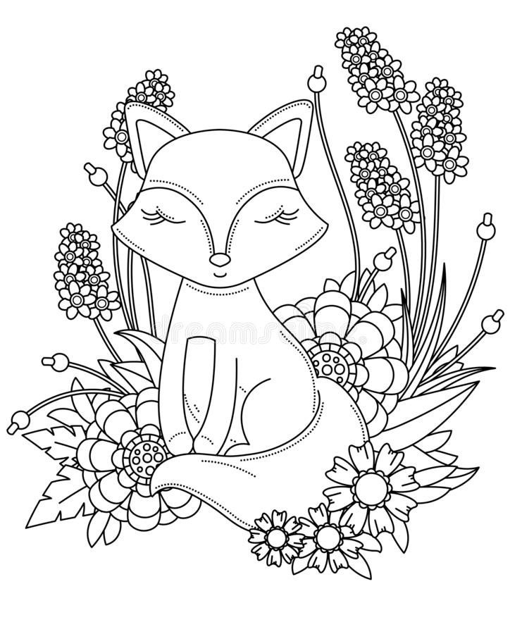 Coloriage Adulte Renard | Coloriage Kids encequiconcerne Coloriage Renard