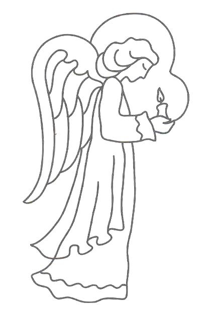 Coloriage Ange #86420 (Personnages) - Album De Coloriages destiné Coloriage Dessin Ange