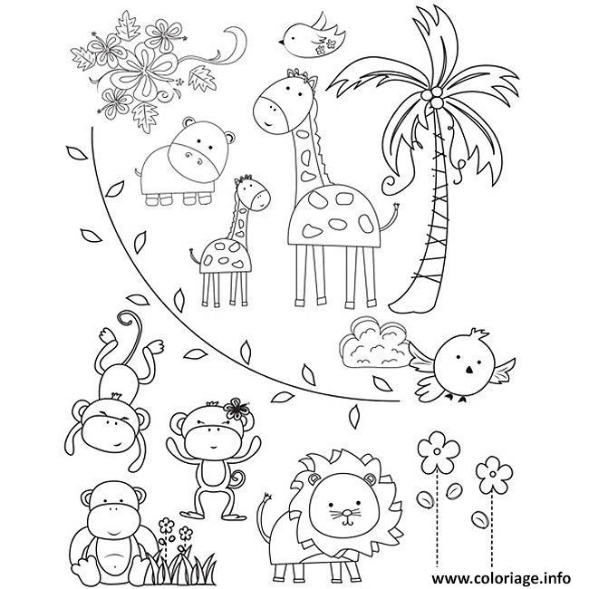 Coloriage Animaux Du Zoo Dessin Animaux À Imprimer serapportantà Coloriage Zoo