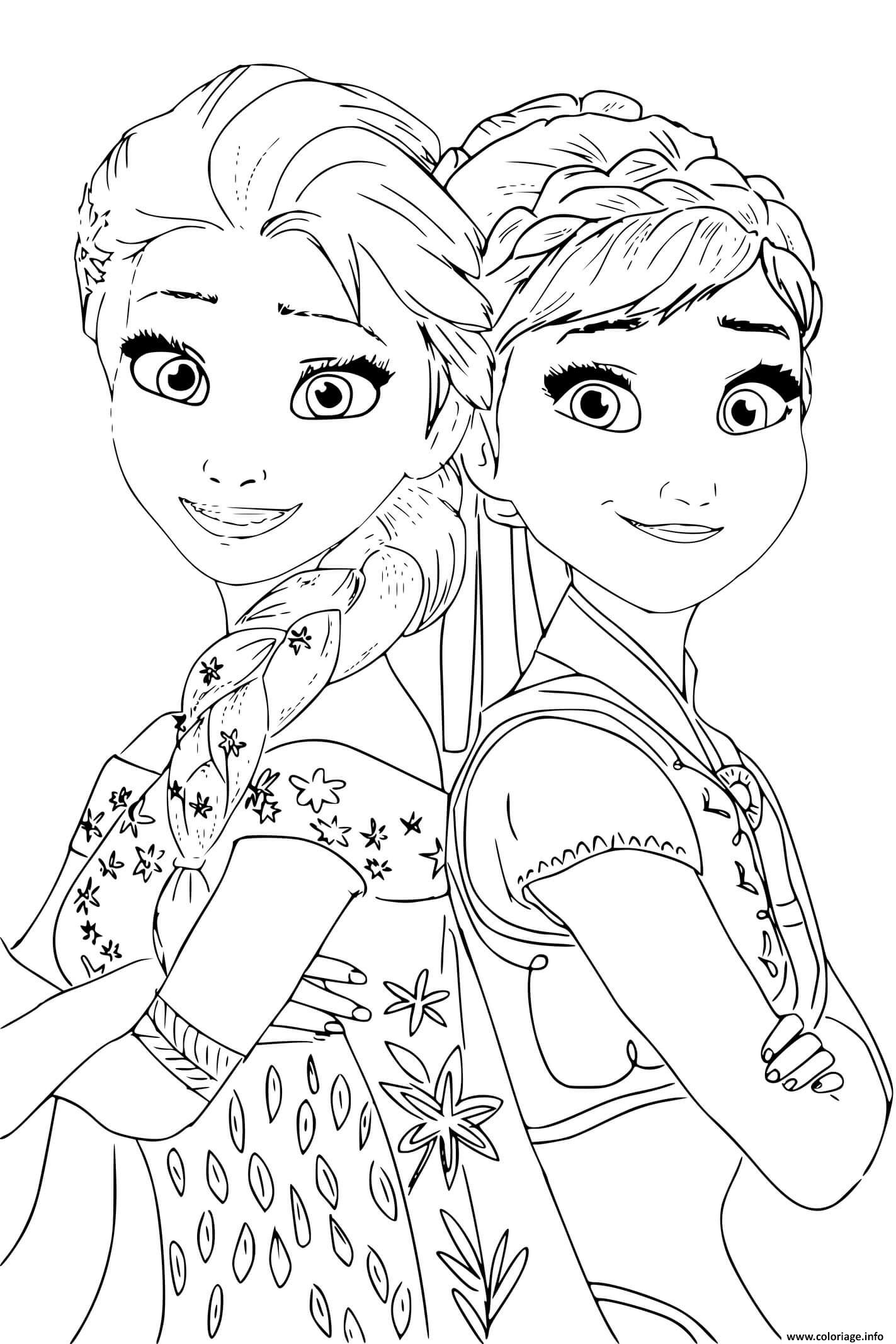 Coloriage Anna Reine Des Neiges - Adhwayuy intérieur Coloriage Reine Des Neiges