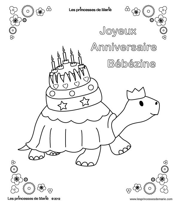 Coloriage Anniversaire 5 Ans Bébézine - Paperblog concernant Coloriage Joyeux Anniversaire 6 Ans