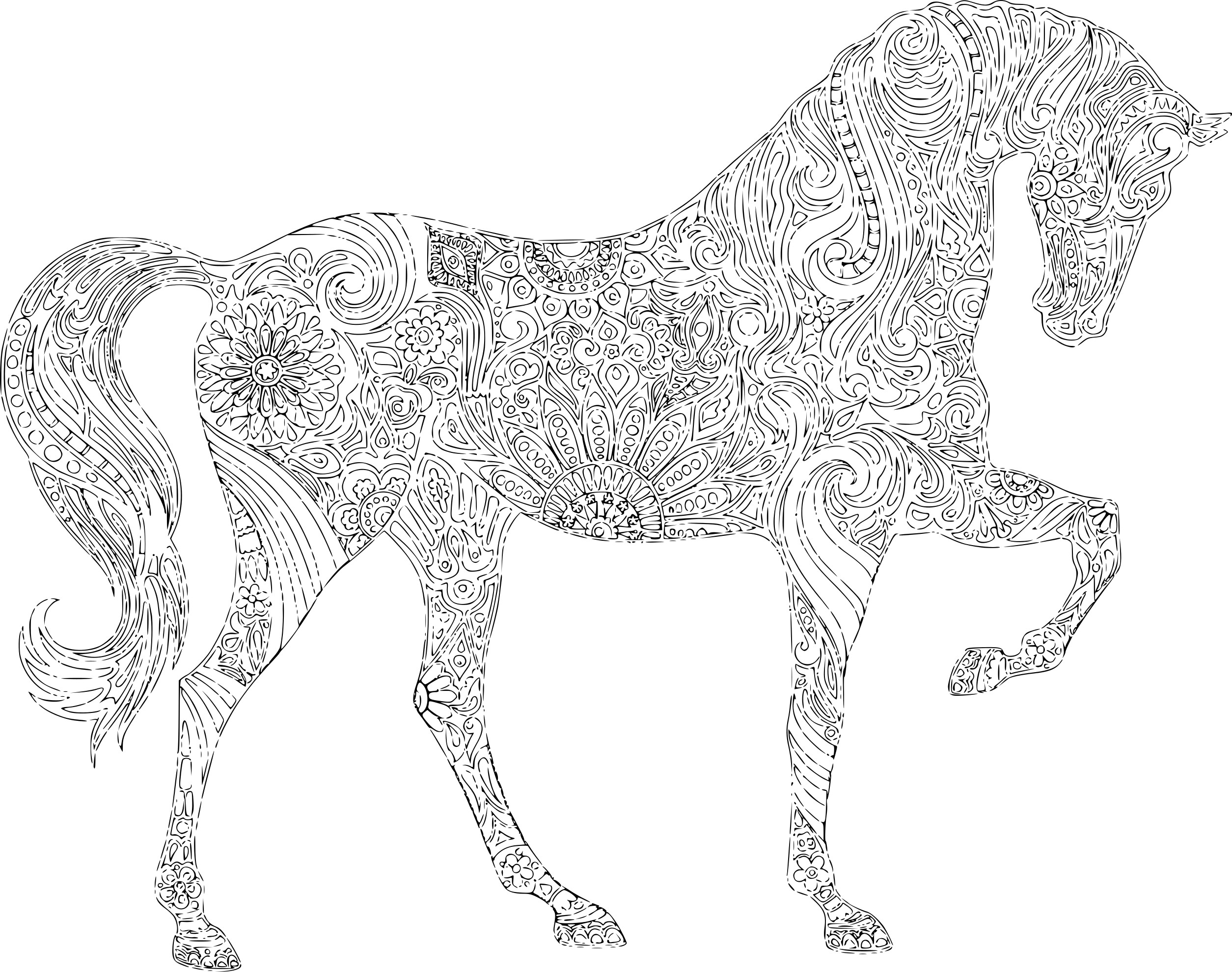 Coloriage Anti Stress Animaux Fantastiques À Imprimer destiné Coloriage Animaux