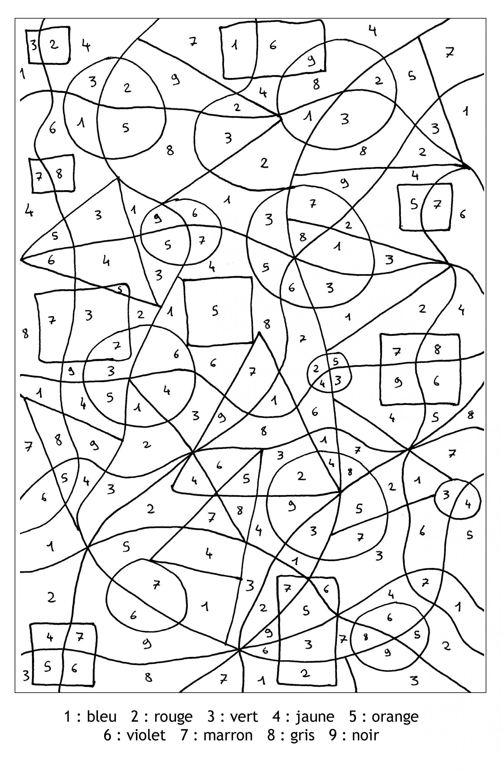 Coloriage Avec Chiffre - Greatestcoloringbook avec Le Chiffre 5 Coloriage