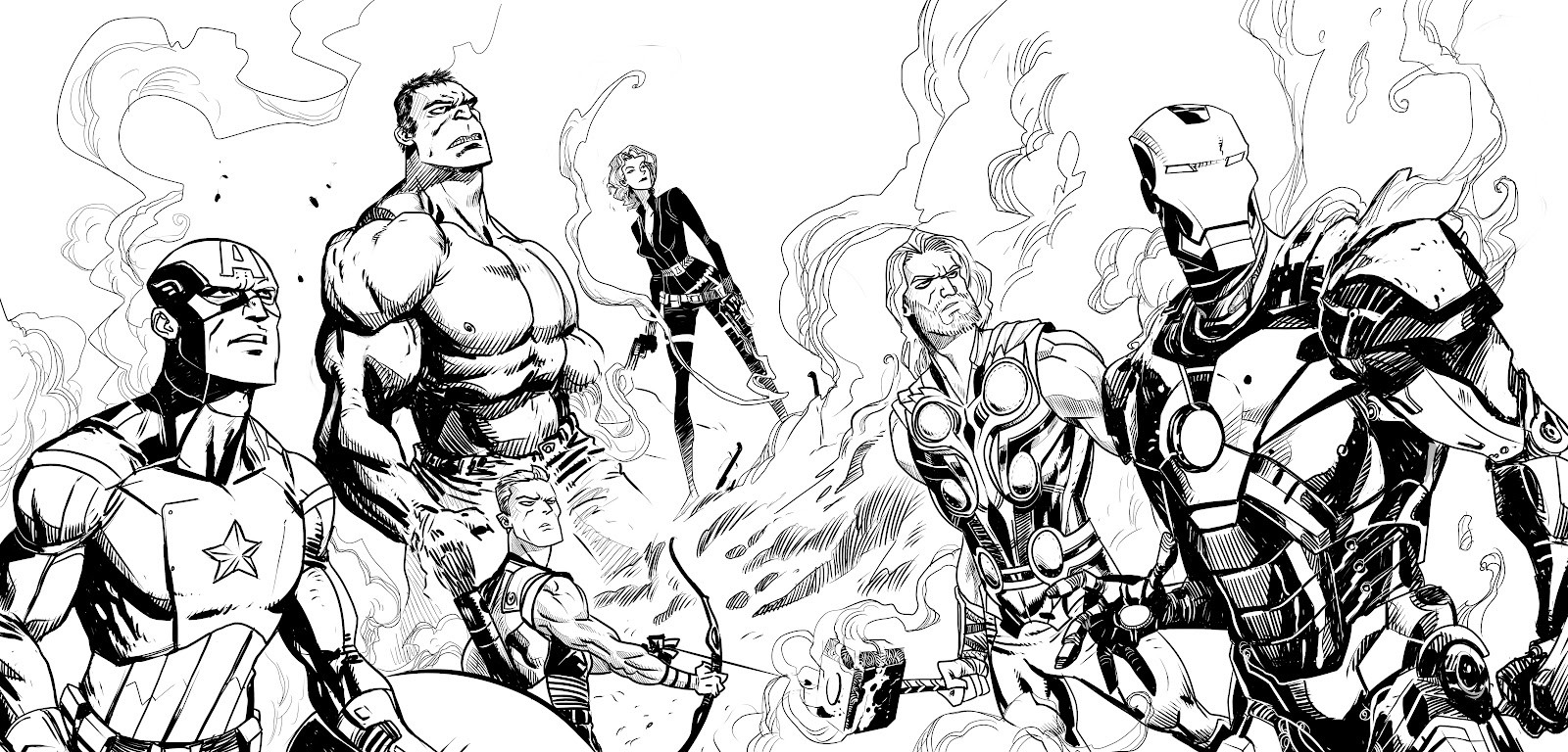 Coloriage Avengers #74035 (Super-Héros) - Album De Coloriages dedans Coloriage Avengers,