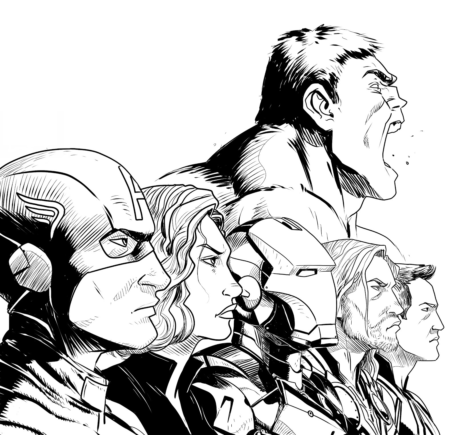 Coloriage Avengers #74059 (Super-Héros) - Album De Coloriages à Coloriage Avengers,