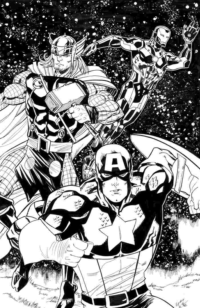 Coloriage Avengers #74196 (Super-Héros) - Album De Coloriages avec Coloriage Avengers,