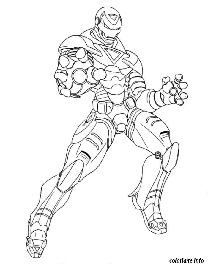 Coloriage Avengers Iron Man Dessin Avengers À Imprimer encequiconcerne Coloriage Iron Man