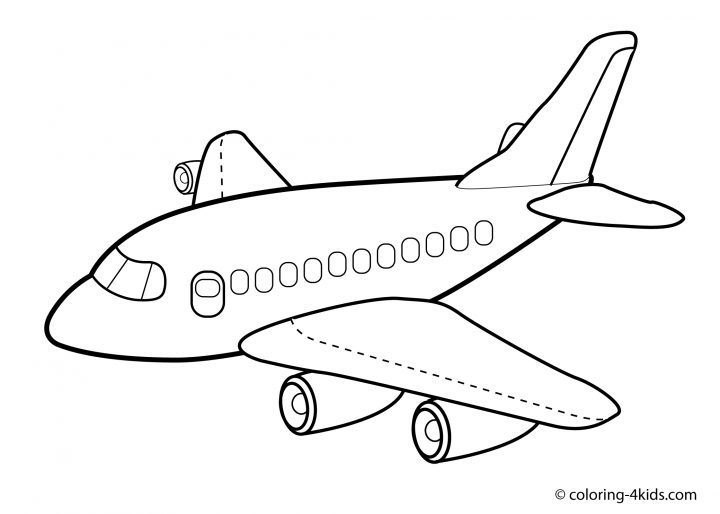 Coloriage Avion #134798 (Transport)  Album De Coloriages serapportantà