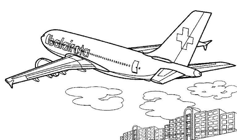 Coloriage Avion #134821 (Transport) - Album De Coloriages dedans Dessin Avion