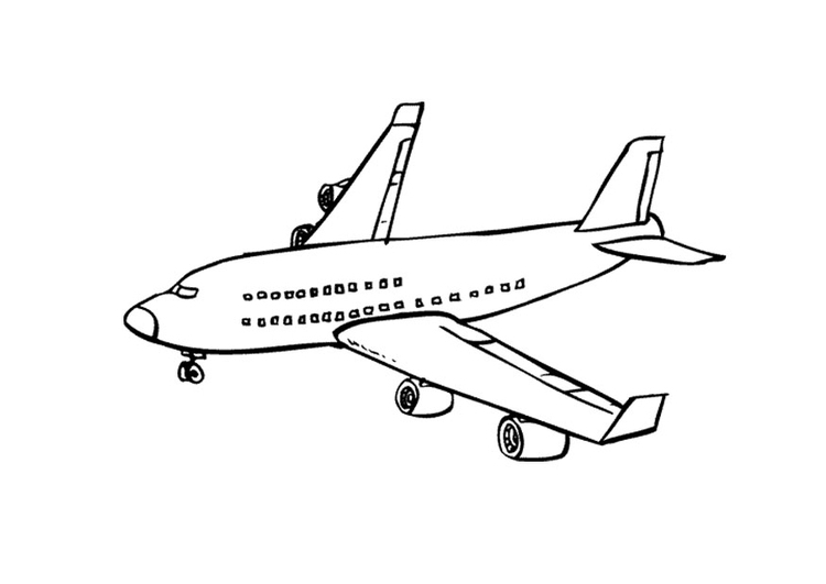 Coloriage Avion - Coloriages Gratuits À Imprimer - Dessin 9673 dedans Coloriage Avion