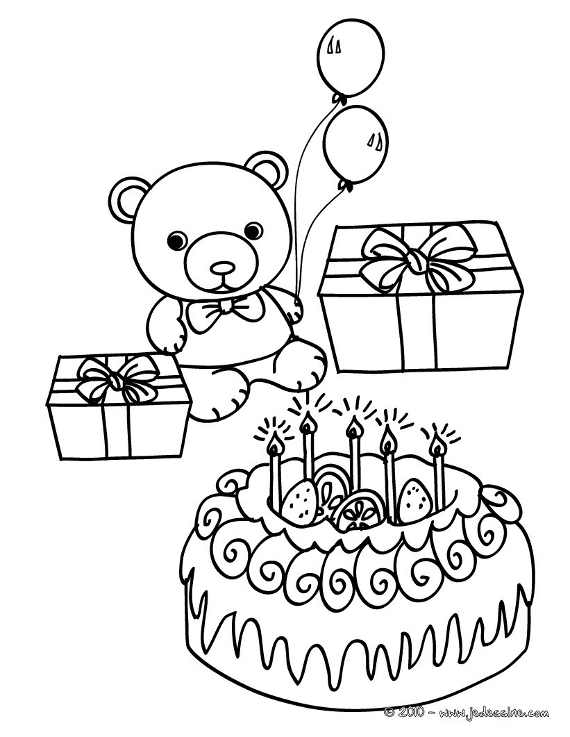 Coloriage Ballon D Anniversaire | Imprimer Et Obtenir Une à Coloriage D&amp;#039;Anniversaire,