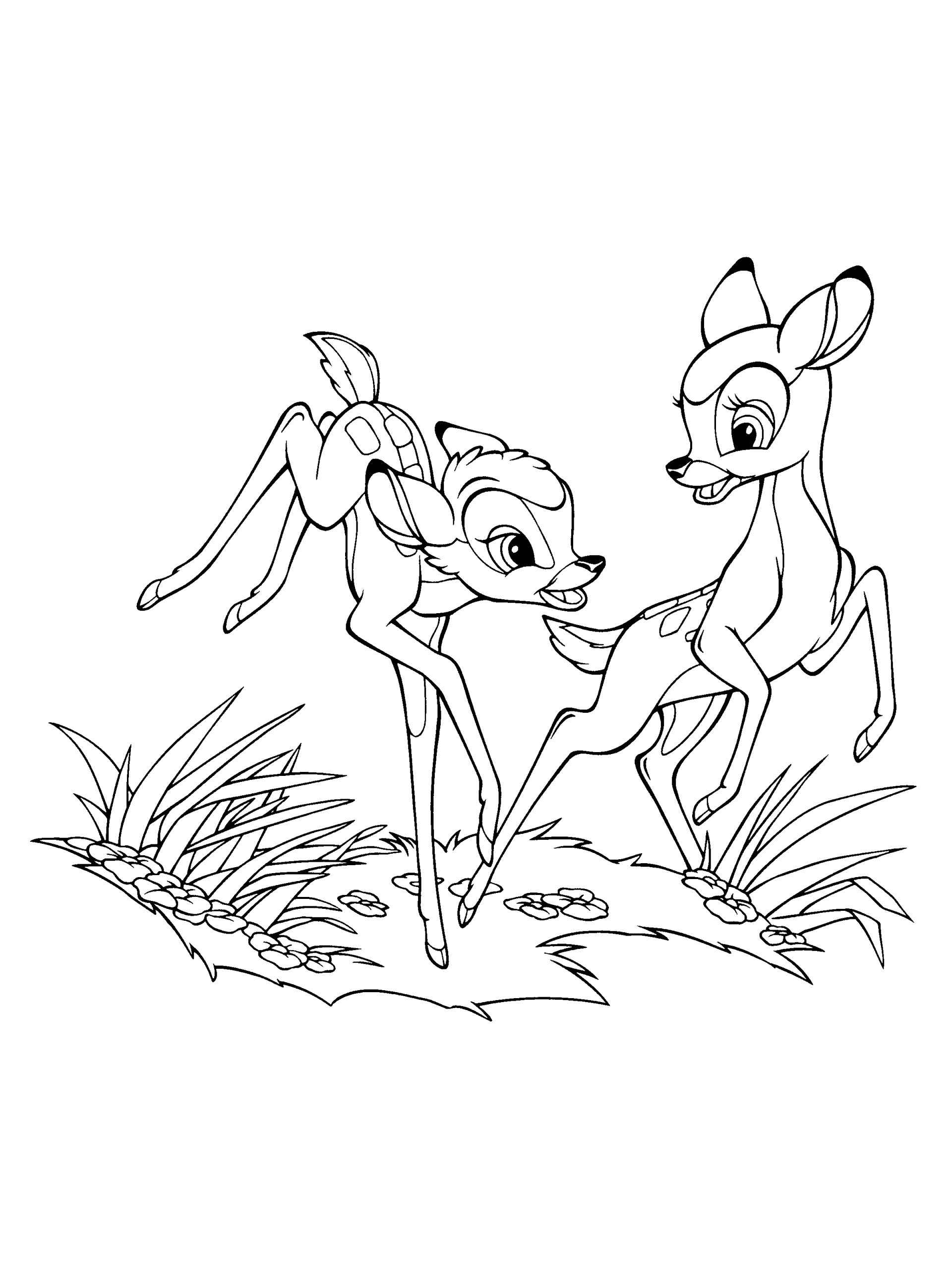 Coloriage Bambi Disney Gratuit À Imprimer intérieur Dessin Coloriage Disney À Imprimer